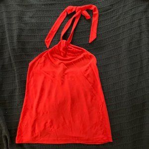 Ann Taylor Red Halter Top